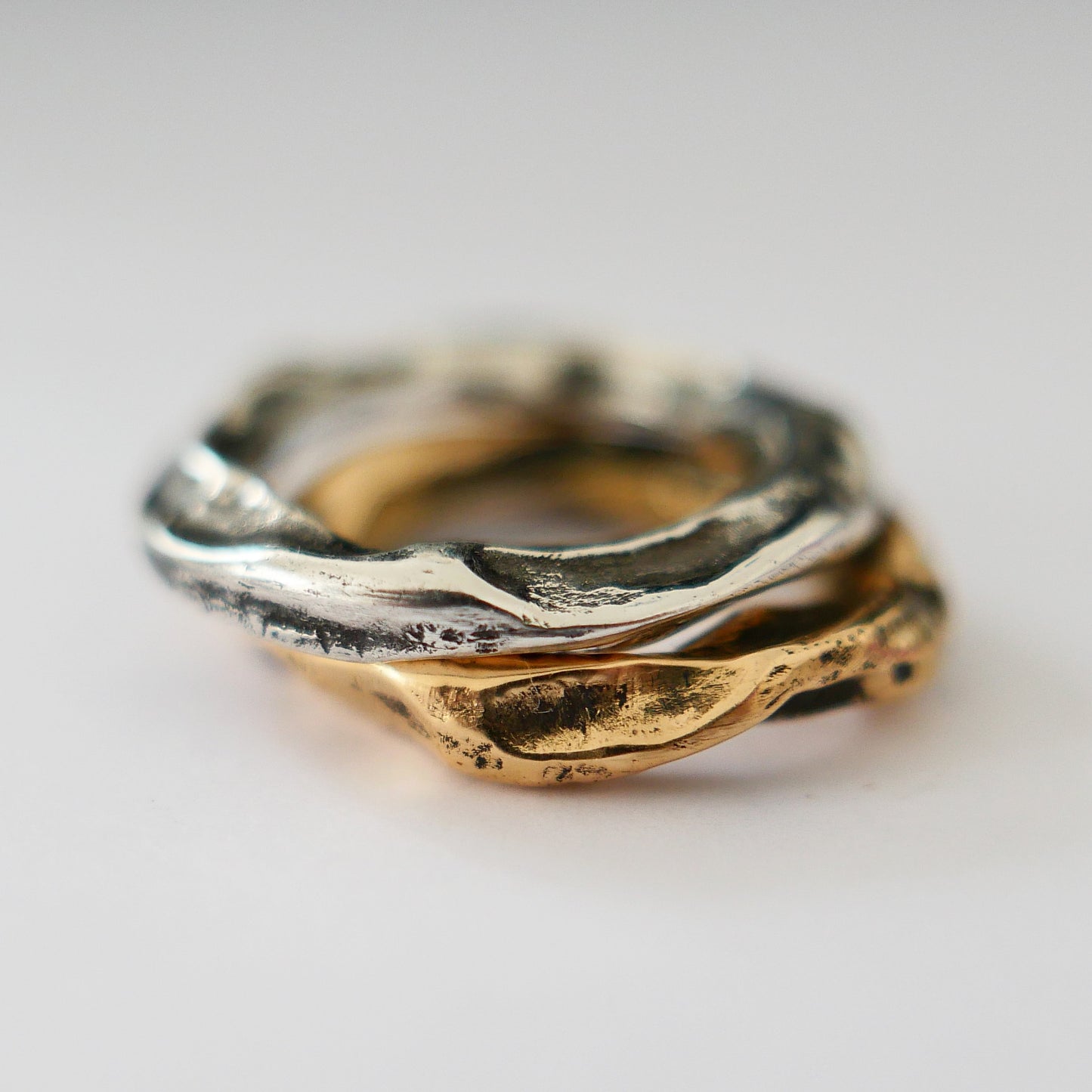 Gold and Silver rings