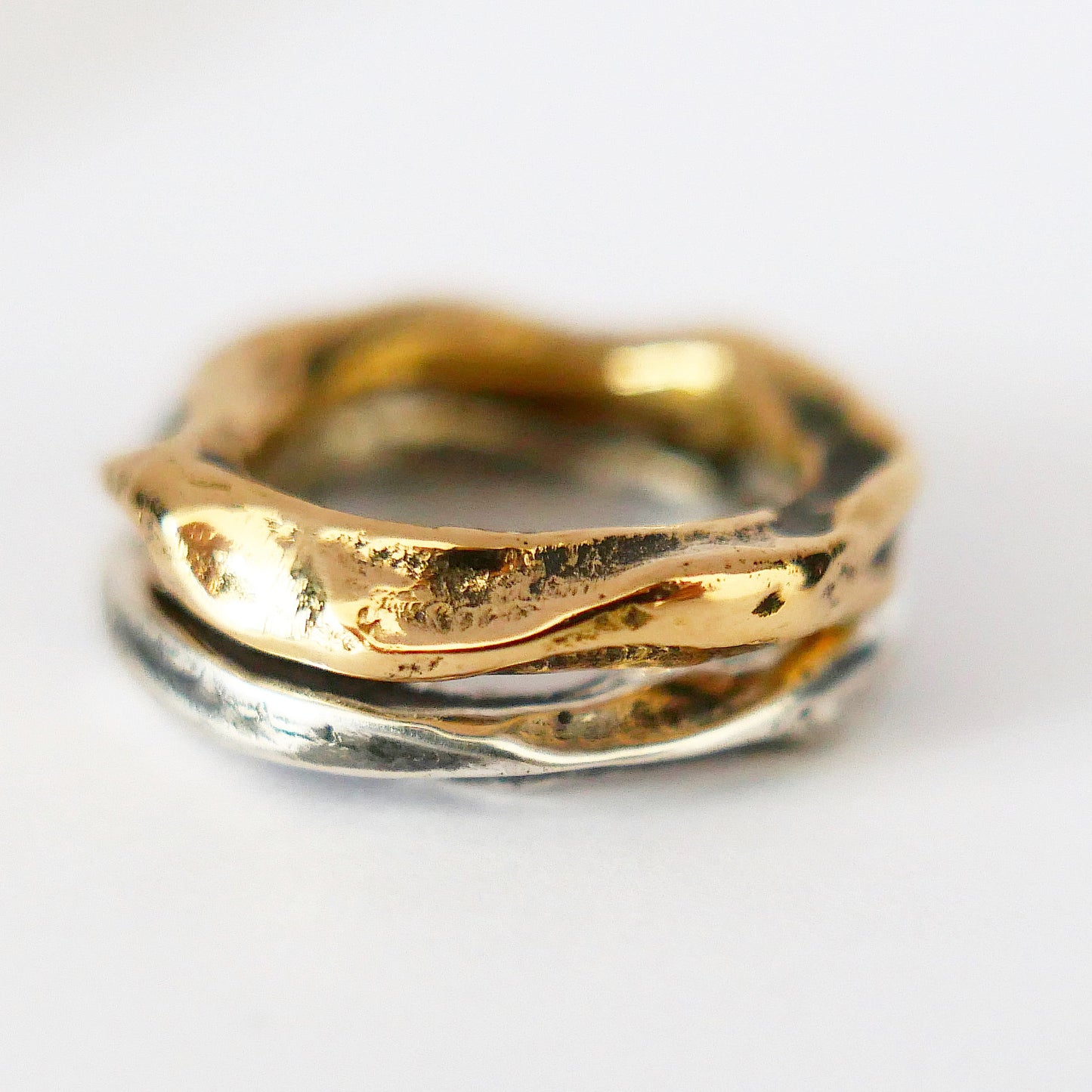 Gold and Silver rings