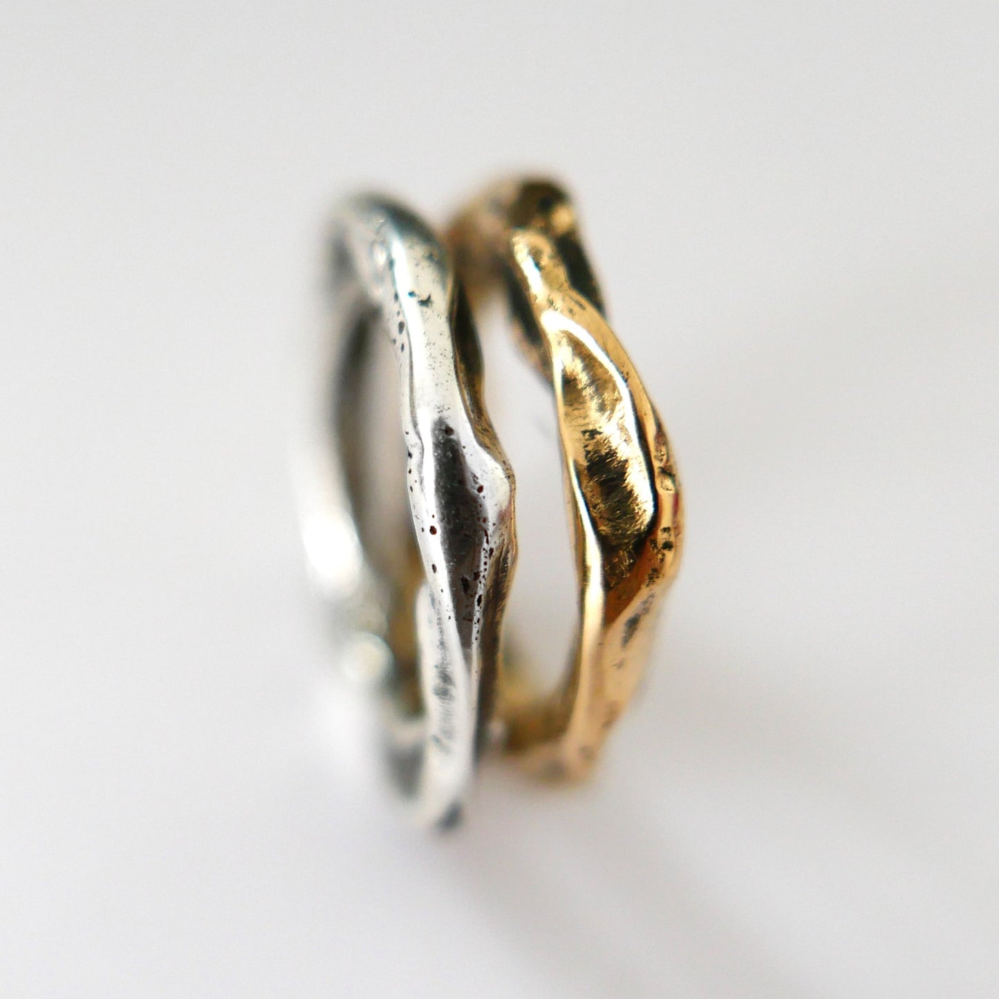 Gold and Silver rings